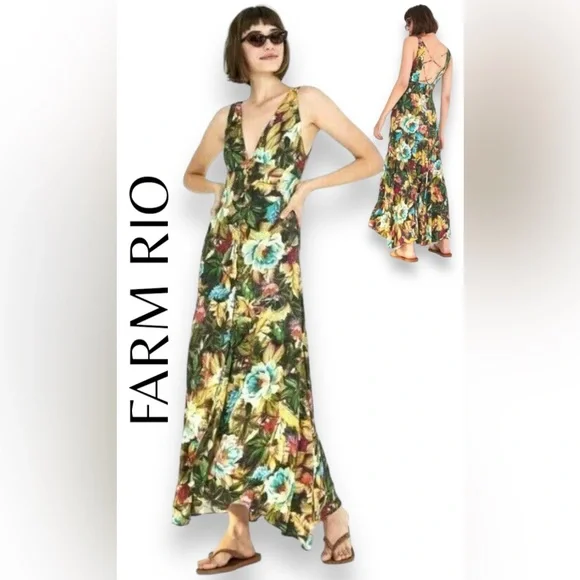 farm rio floral dream maxi dress Tropical Dream Maxi Dress